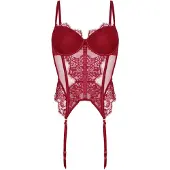 Hunkemoller Bustier Cecilia Rood Dames | Maat: 75D