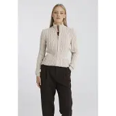 Felix Hardy Gebreid vest taupe