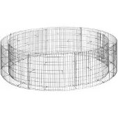 Bellissa model 5258 gabion hoogvijver complete set - 146 x 146 x 40 cm - 490 l - verzinkt staal met vijverfolie