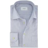 Eton Overhemd geprint lichtblauw Classic Fit lange mouw