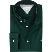 Tommy Hilfiger Overhemd 'Heritage' donkergroen