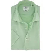 Eterna Overhemd 1863 Modern Fit mint groen katoen linnen