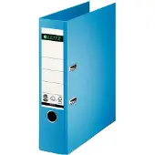 Leitz massief karton-ordner, 180 graden, DIN A4, 80 mm, lichtblauw