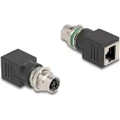 DeLOCK M12 naar RJ45 adapter -