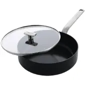 Greenpan Evolution Hapjespan met deksel 26 cm Zwart