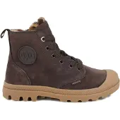 Palladium - Dameslaarzen - Pampa Hi Zip Wl Wild W Dark Cocoa voor Dames - Maat 39 - Bruin