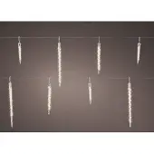 Kaemingk LED ijspegelverlichting l250 cm 76l warm wit Decoris