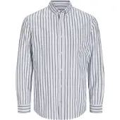 Jack & Jones Overhemd 'JJEOxford' donkerblauw / wit