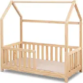 Buxibo Kinderbed met Matras Houten Peuterbed Huisbed