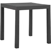 CLP Tuintafel Kato - Vierkant - 73 x 73 cm - antraciet