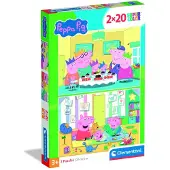 Clementoni - 2x20 stuks - Peppa Pig