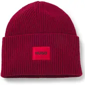 HUGO Dames Saffa muts rood (OSFA), Casual, Wol 50502579