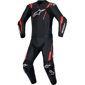 Alpinestars Missile V3 2-delig pak i læder Zwart/Rood 50 Mannen