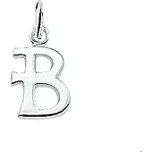 The Jewelry Collection Zilveren Hanger letter B 1002761