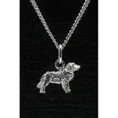 MOOYE ® - Collectie Zilveren Landseer ketting hanger - klein