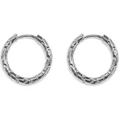 Yehwang Kyra - Oorringen - Stainless Steel - - Zilver
