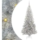 vidaXL Kerstboom Zilver 210 cm PET