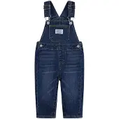 Levi's Unisex Denim Shortall Por Vida Maat: 9M | Overhemden Outlet | kids | Blauw