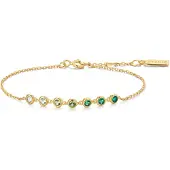 Ania Haie AH B073-04G Ripple Joy Dames Armband - Schakelarmband, Goudkleurig