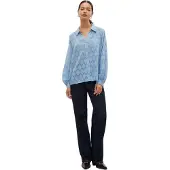 Vero Moda Mayla-blouse met lange mouwen voor dames (Regular-pasvorm) (Allure)