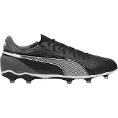 Puma Heren King Match Stevige Grond Voetbalschoenen (zwart/wit)