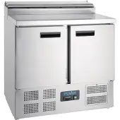 Polar Pizza Gekoelde Werkbank | 90x70x110 cm