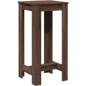 vidaXL Bartafel, bruin, eikenlook, 51x50x103,5 cm, houtvezelplaat