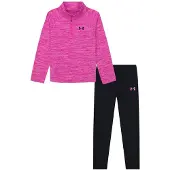Under Armour Meisjesset Trainingspak (Zwart/roze)