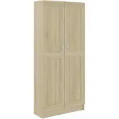 vidaXL Boekenkast 82,5x30,5x185,5 cm bewerkt hout sonoma eikenkleur