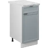 Vicco Keukenonderkast Fame-Line Licht blauw-grijs 40 cm , WB Marmer, Model 50597
