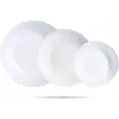 Luminarc Feston Servies voor 6 Personen - 18 Delig Wit