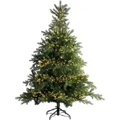 Lumineo Ledcluster 28 meter 3000 LED zwart/soft gold
