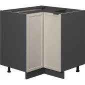 Vicco Hoekkast Fame-Line GrijsBeige 80.5 cm zonder werkblad, Model 50263
