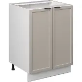 Vicco Keukenonderkast Fame-Line GrijsBeige 60 cm zonder werkblad, Model 50235