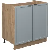 Vicco Wastafelkast Fame-Line Licht blauw-grijs 80 cm zonder werkblad, Model 50776