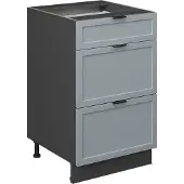 Vicco Keukenonderkast Fame-Line Licht blauw-grijs 50 cm zonder werkblad, Model 50690