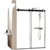 Vevor Frameloze Douchedeur (1219 x 19330 mm / B x H)