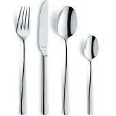 Amefa Martin 78-delige Bestekset – 12 Personen – Zilver – In Luxe Houten Cassette-Hoogwaardig 18/10 chroomnikkelstaal