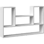 Topeshop Rekken, BILBAO 4P hangplank 100x16x60 cm wit (100 x 16 x 60 cm)