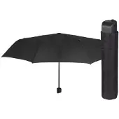 Perletti zwarte paraplu, handmatig, zwart, Italiaanse stijl