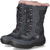 Lico Snowboots 'Cathrin' donkerblauw / oranje / rosa