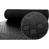 Oxide Antislip Rubbermat Zwart 3mm - 100cm Breed - Per meter