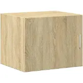 vidaXL Opbergkast smal 50x42,5x225 cm bewerkt hout sonoma eikenkleurig