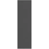 vidaXL Deurmat 115x300 cm antracietkleurig