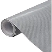 vidaXL Autofolie 4D 100x150 cm zilverkleurig