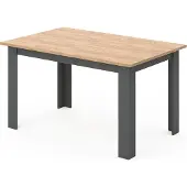 Vicco Eettafel Karlos Krachtige eik goud 140 x 90 cm, Model 36816