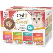 Catit Cuisine voer Duets Variety Pack voor katten 12x75g