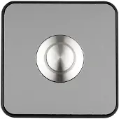 Grothe 64181 Bel RVS-look, Zwart