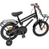 vidaXL Kinderfiets 14 Inch voor 3-5 jaar oud Zwart