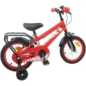 vidaXL Kinderfiets, 14 inch, geschikt voor kinderen van 3-5 jaar, rood